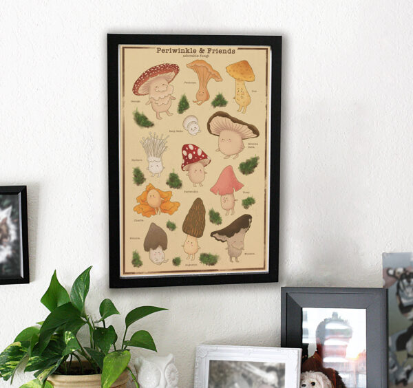 Periwinkle & Friends ~ 11x17" Poster Print