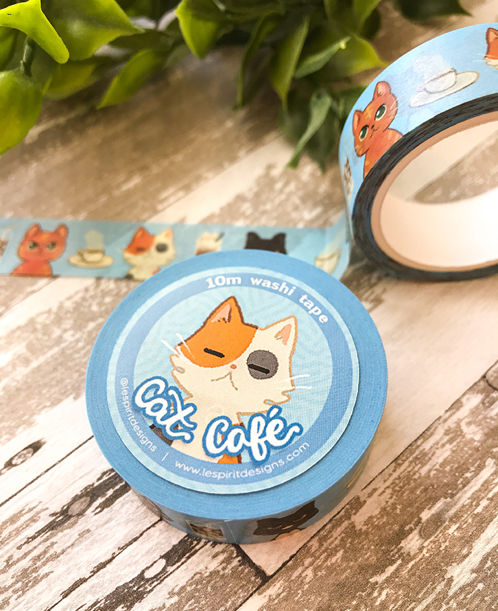 Washi Tape - Cat Cafe