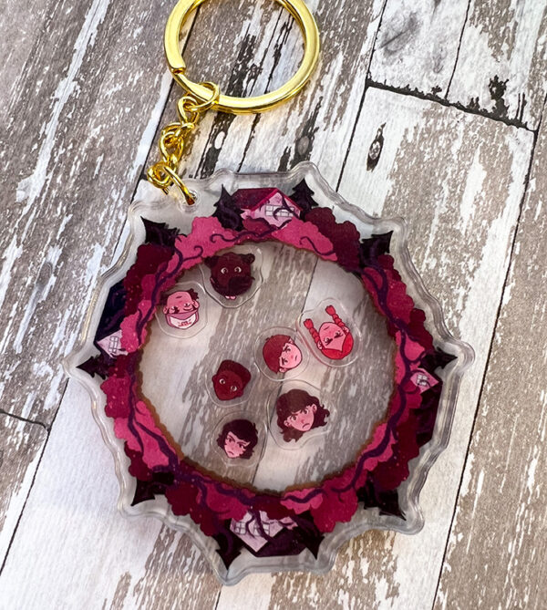 The Upside Down ~ Hawkins Shaker Charm ~ Stranger Things - Image 3