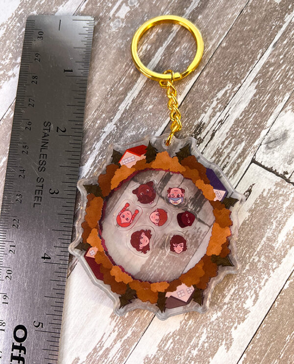The Upside Down ~ Hawkins Shaker Charm ~ Stranger Things - Image 2