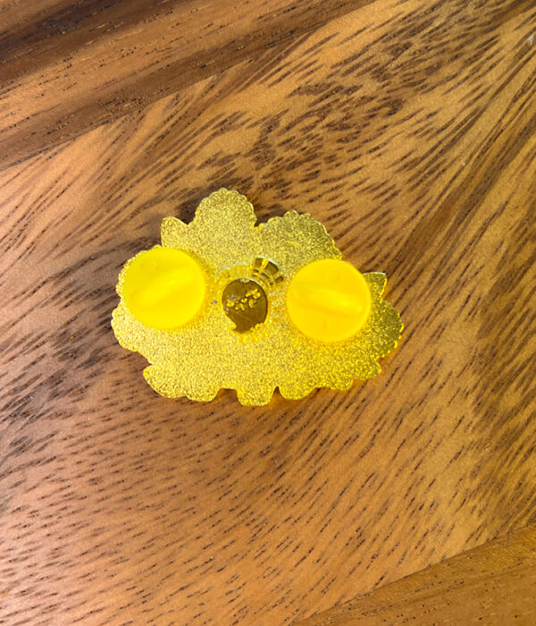 Sunflower Cow ~ Enamel Pin ~ March 2023 Pin Club - Image 5