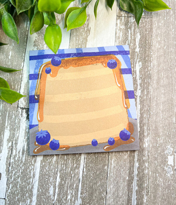 Blueberry Pancakes ~ Sticky Note - Image 2