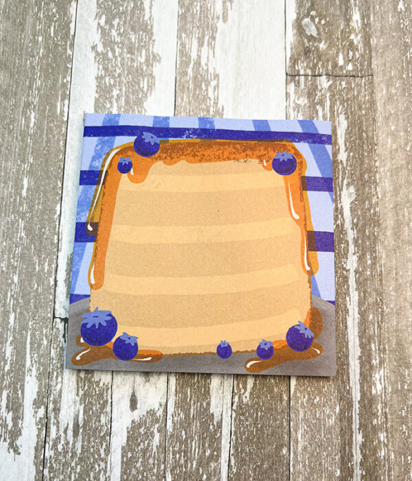 Blueberry Pancakes ~ Sticky Note - Image 4